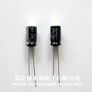 進口電解25V-68uF